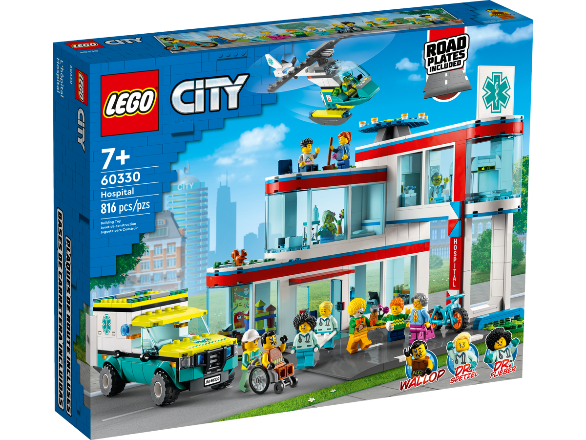 LEGO 60330 L'hôpital – Boîte abîmée | Grade A