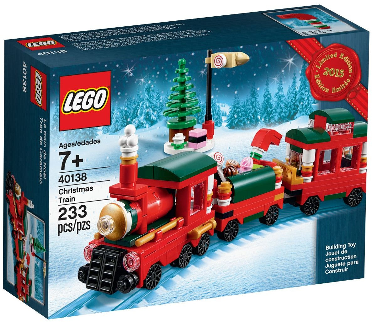 LEGO 40138 Le train de Noël – Comme neuf | Grade A