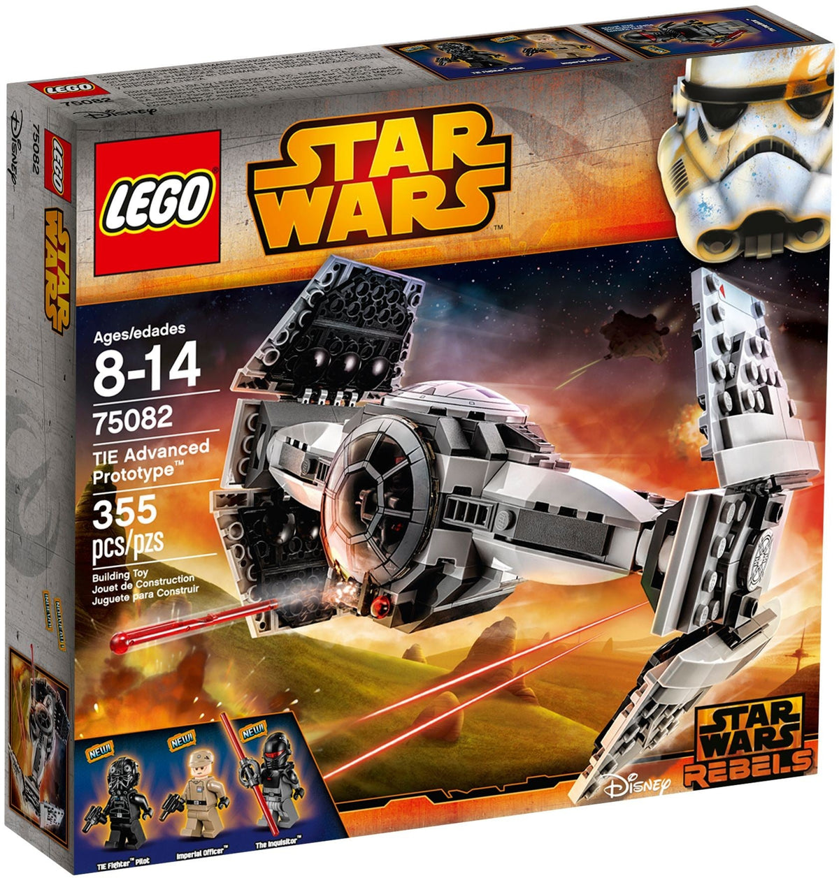 LEGO 75082 TIE Advanced Prototype – Like New | Grade A
