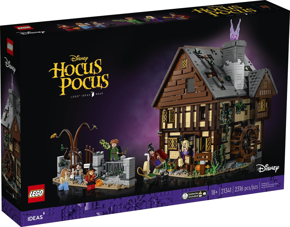 LEGO 21341 Disney Hocus Pocus: The Sanderson Sisters' Cottage – Imperfect Box | Grade A