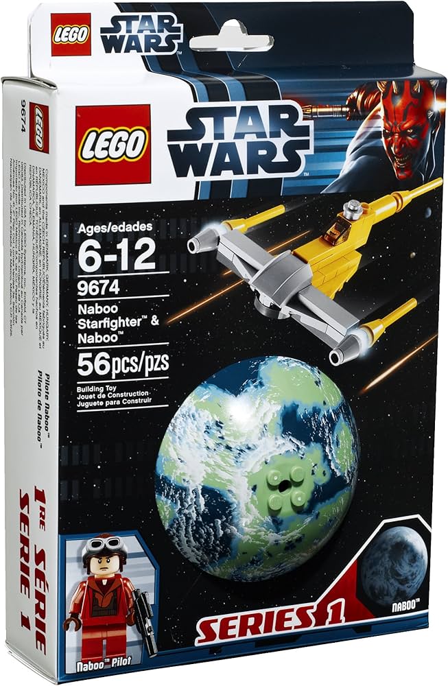 LEGO 9674 Naboo Starfighter & Naboo – Like New | Grade A