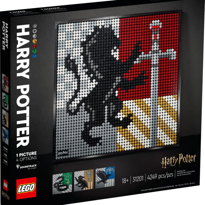LEGO 31201 Harry Potter Hogwarts Crests – Imperfect Box | Grade A