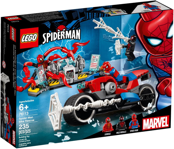 LEGO 76113 Spider-Man Bike Rescue – Like New | Grade A