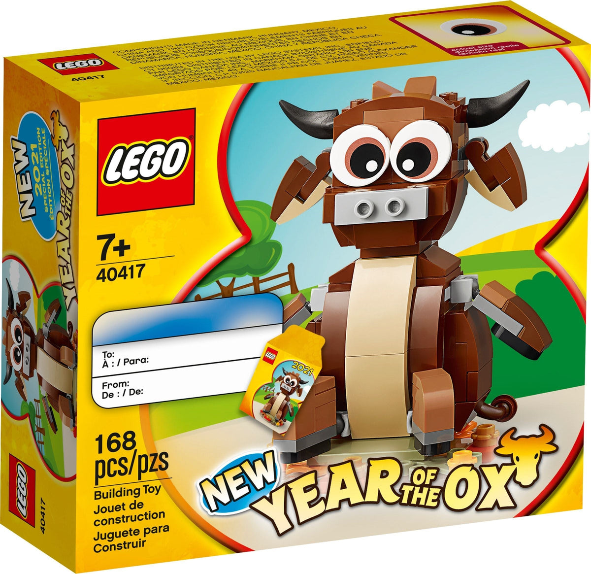 LEGO 40417 L'année du Buffle – Comme neuf | Grade A