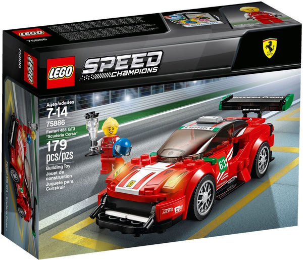 LEGO 75886 Ferrari 488 GT3 « Scuderia Corsa » – Comme neuf | Grade A