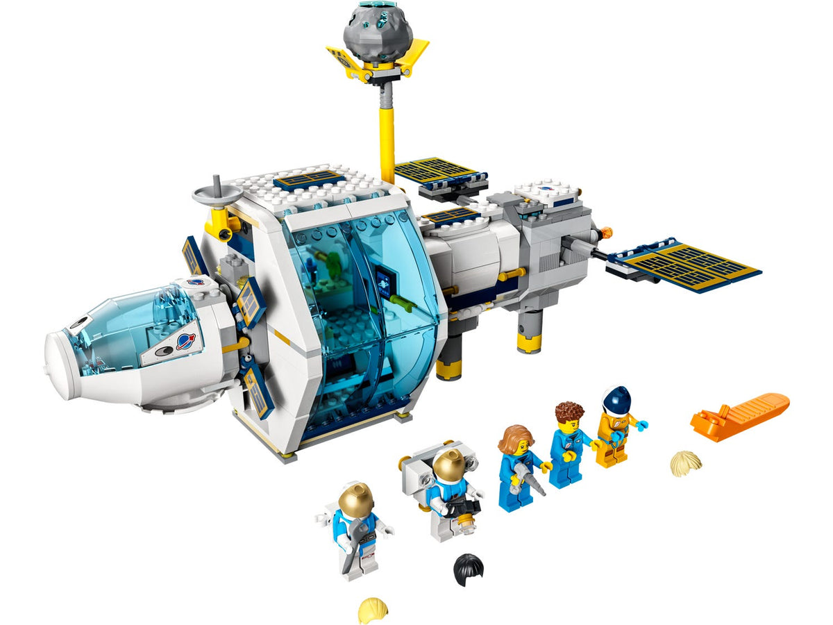 LEGO 60349 Lunar Space Station – Imperfect Box | Grade A