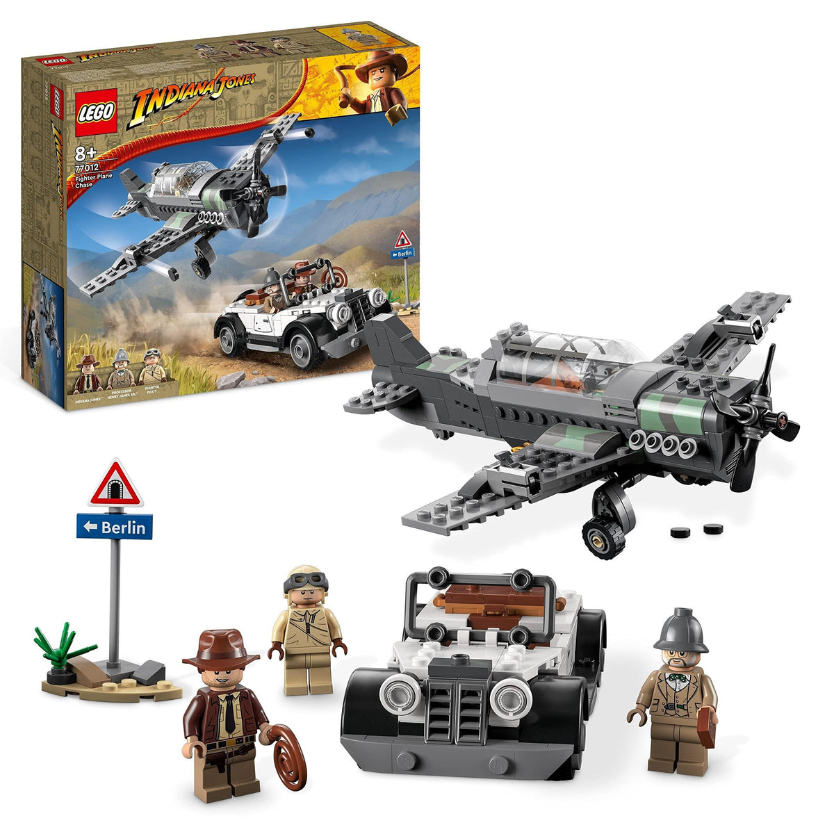 LEGO 77012 La poursuite en avion de chasse – Occasion | Grade A