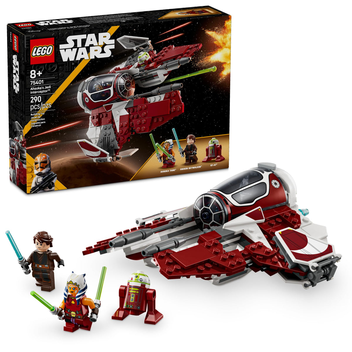 LEGO 75401 L'intercepteur Jedi d'Ahsoka – Occasion | Grade A