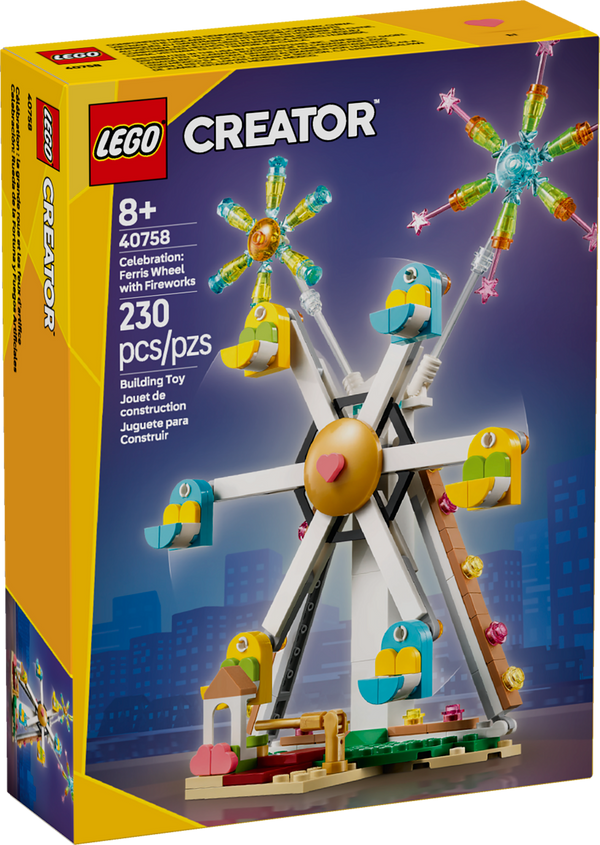 LEGO 40758 Celebration: Ferris Wheel with Fireworks – Like New | Grade A