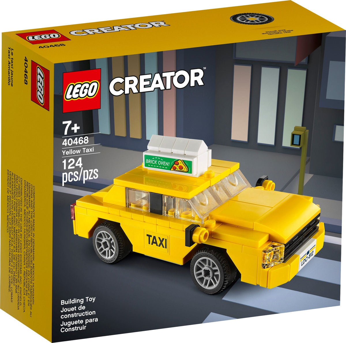 LEGO 40468 Yellow Taxi – Like New | Grade A