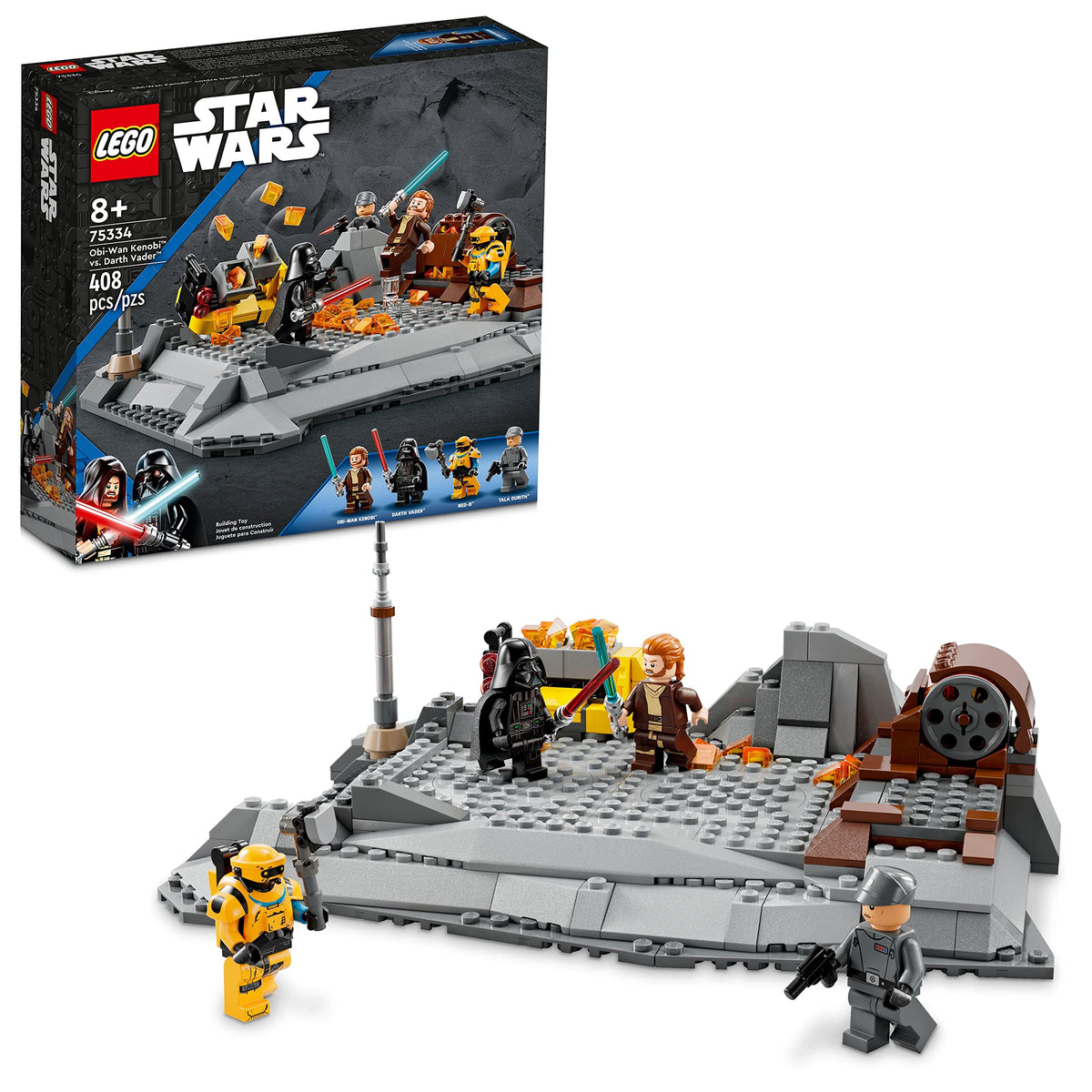 LEGO 75334 Obi-Wan Kenobi vs. Darth Vader – Like New | Grade A
