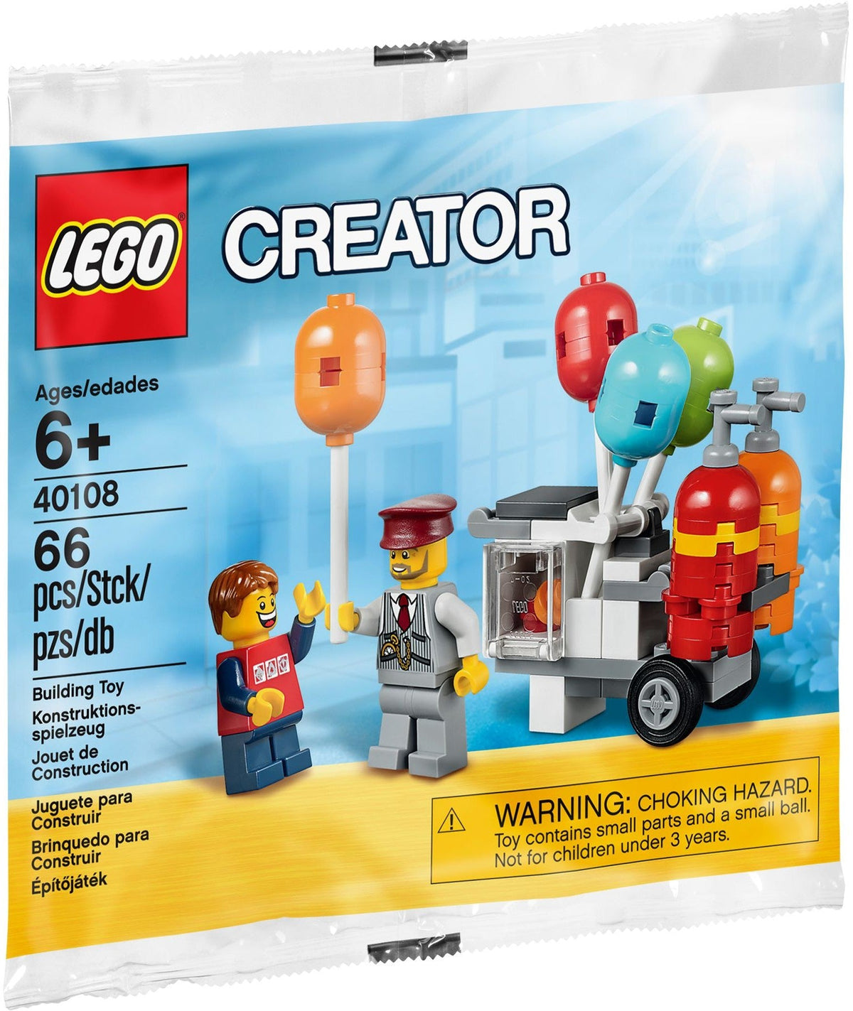 LEGO 40108 Le chariot de ballons – Comme neuf | Grade A