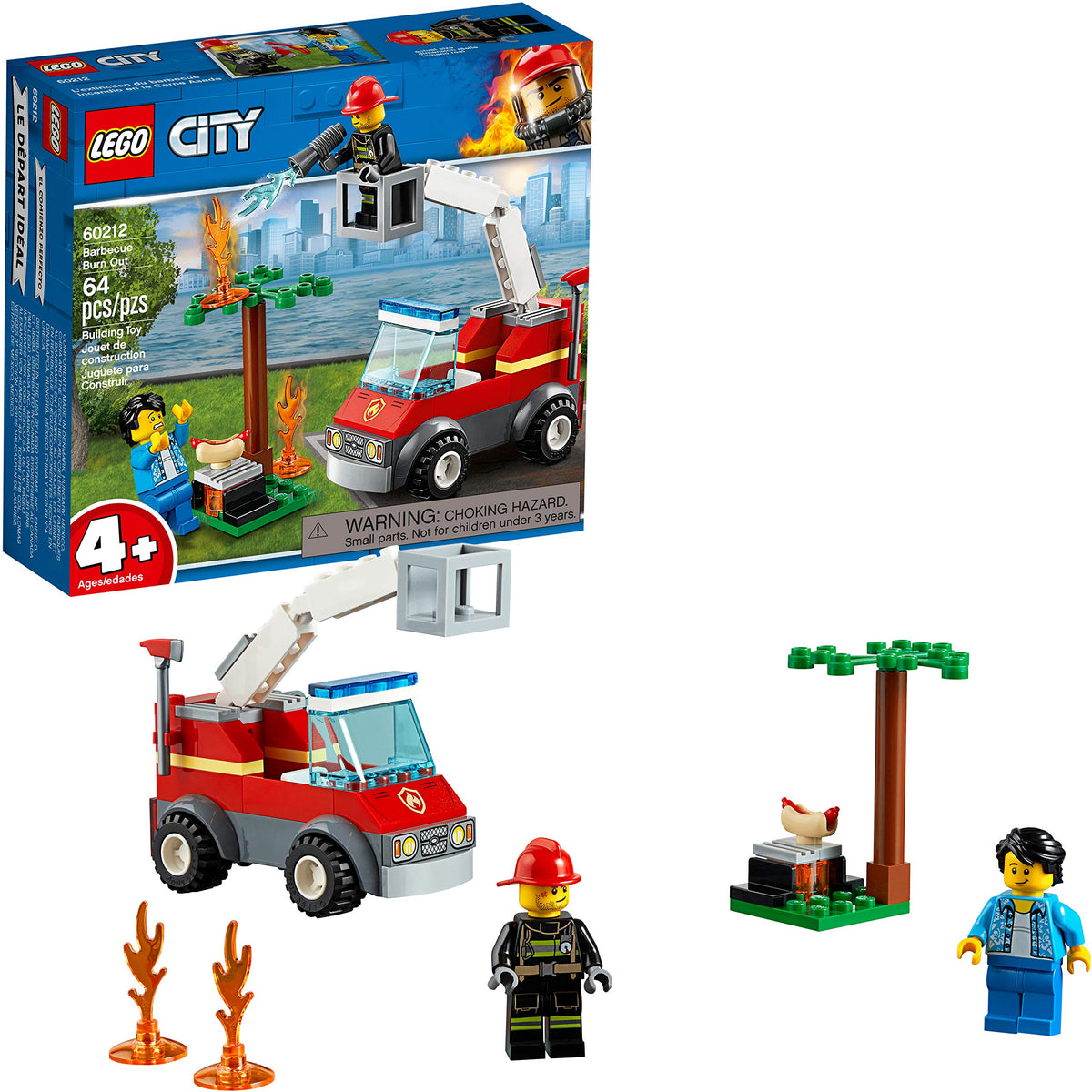 LEGO 60212 Le barbecue de feu – Boîte abîmée | Grade A