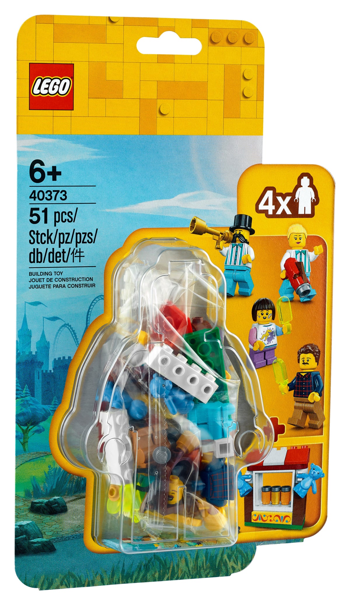 LEGO 40373 Ensemble d'accessoires de minifigurines de fête foraine – Comme neuf | Grade A