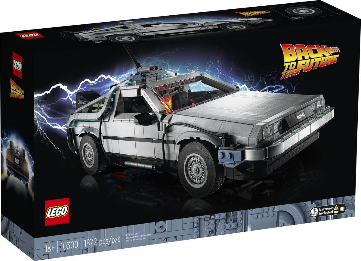 LEGO 10300 Back to the Future Time Machine – Imperfect Box | Grade A