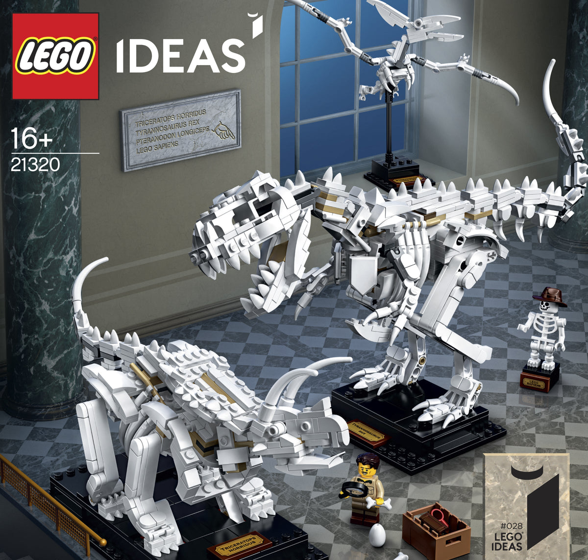 LEGO 21320 Les fossiles de dinosaures – Comme neuf | Grade A