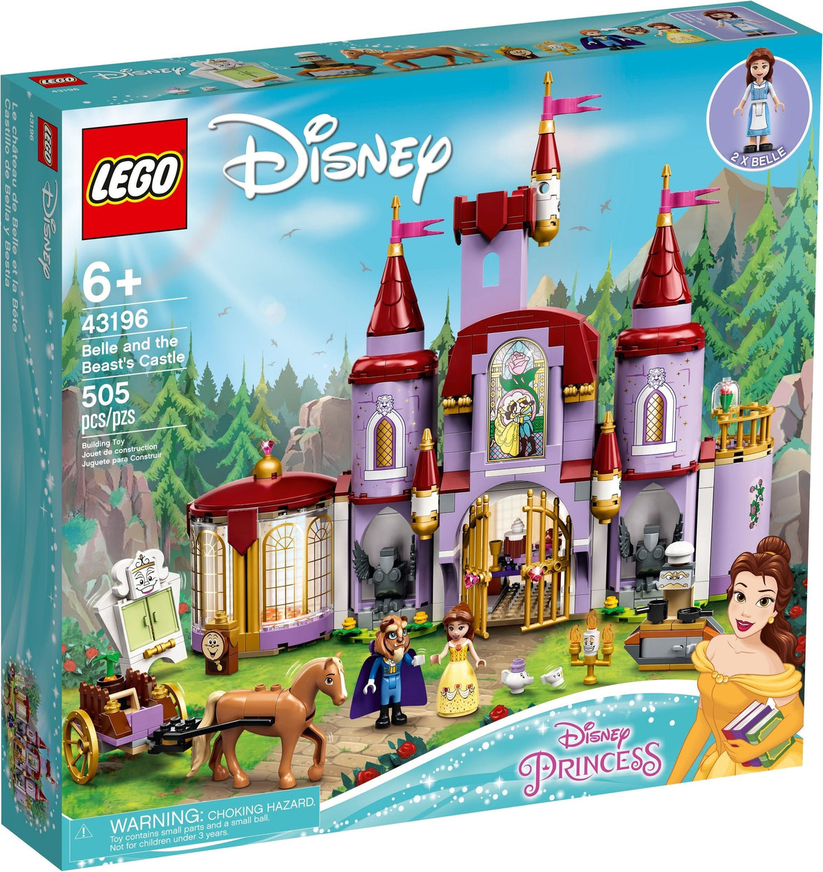 LEGO 43196 Belle and the Beast's Castle – Imperfect Box | Grade A