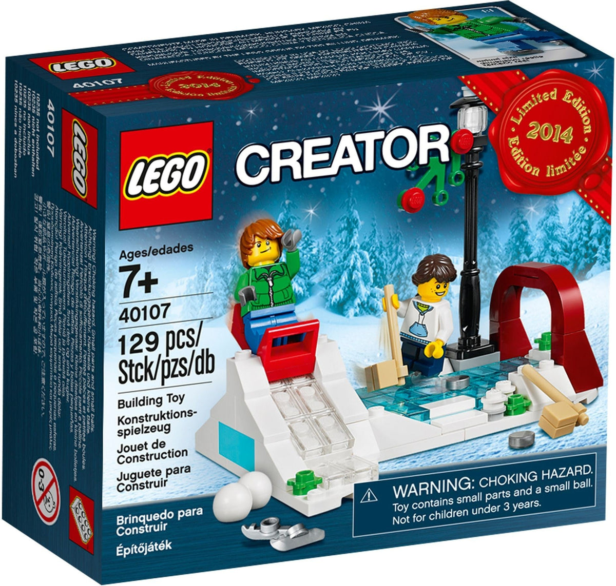 LEGO 40107 Scène de patinage d'hiver – Comme neuf | Grade A