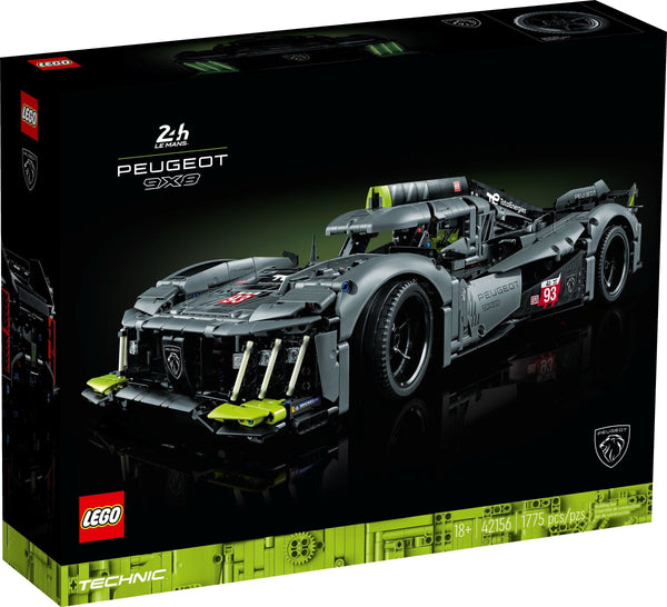 LEGO 42156 PEUGEOT 9X8 24H Le Mans Hybrid Hypercar – Used | Grade A