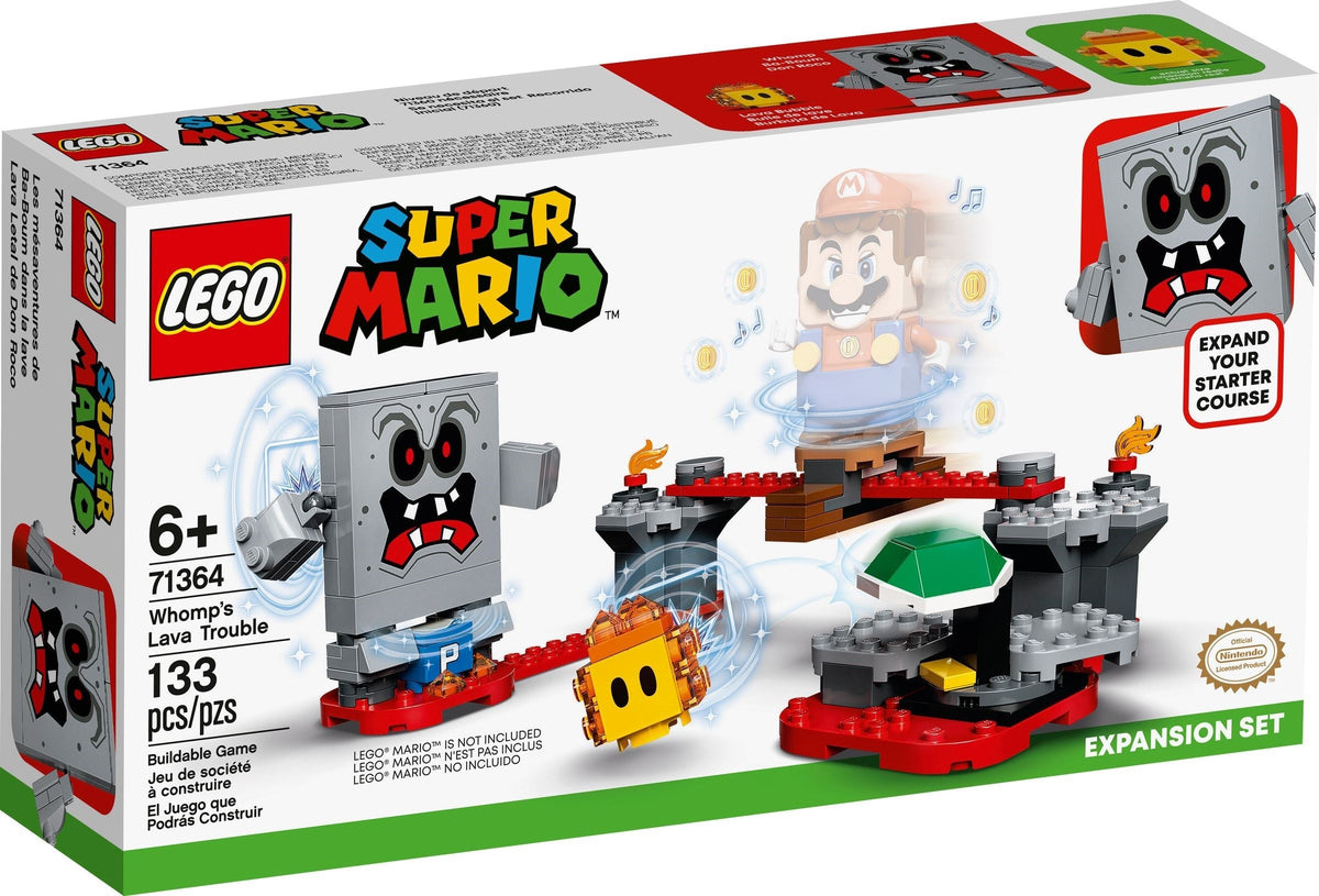 LEGO 71364 Whomp's Lava Trouble Expansion Set – Like New | Grade A