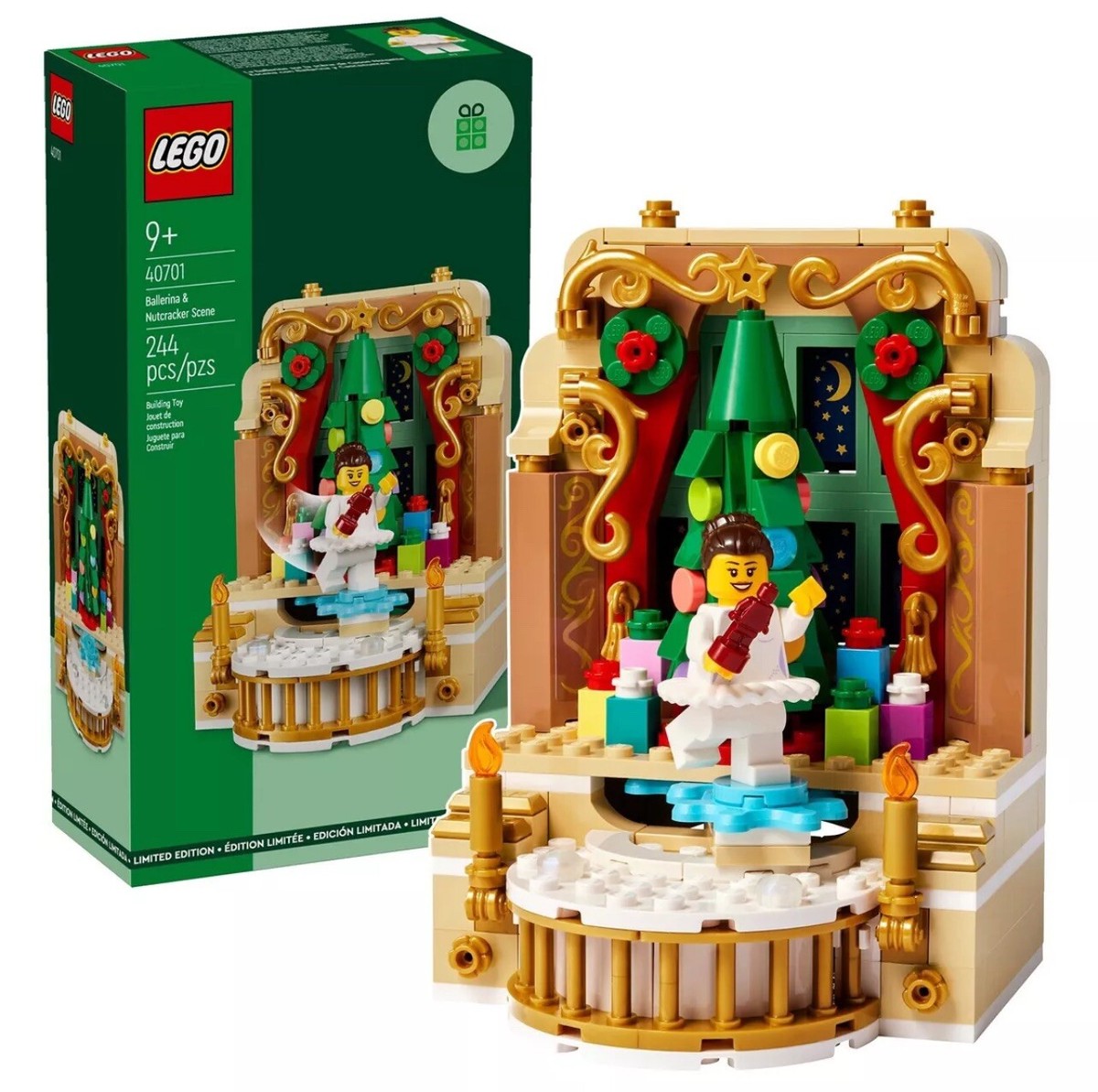 LEGO 40701 Ballerina & Nutcracker Scene – Like New | Grade A