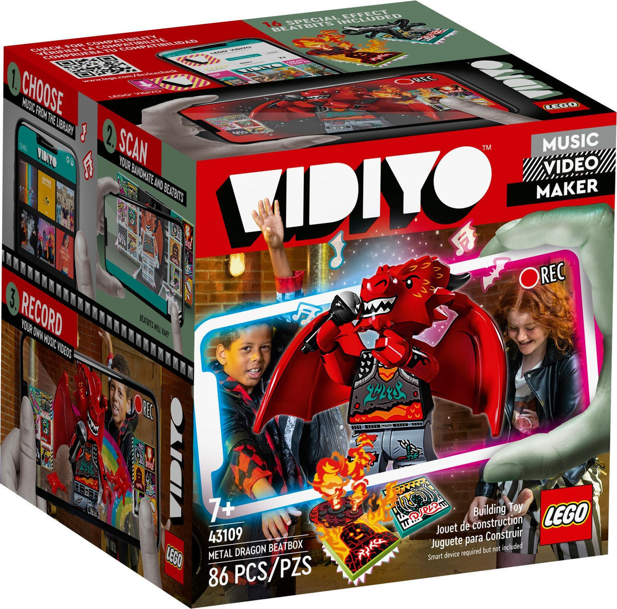 LEGO 43109 La BeatBox Dragon métal – Comme neuf | Grade A