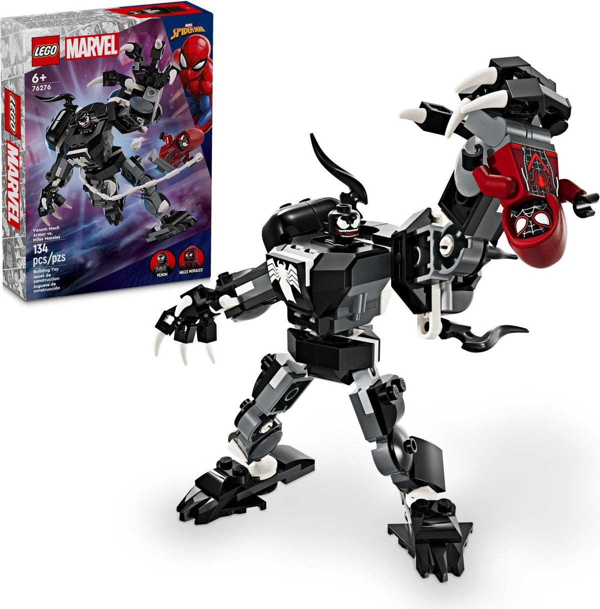 LEGO 76276 L'armure robot de Venom contre Miles Morales – Comme neuf | Grade A