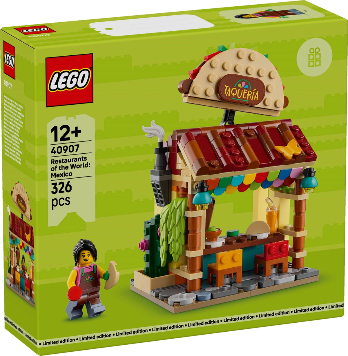 LEGO 40907 Restaurants du monde : le Mexique (cadeau) – Comme neuf | Grade A