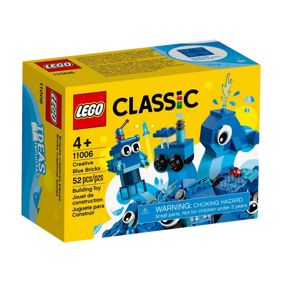 LEGO 11006 Creative Blue Bricks – Imperfect Box | Grade A
