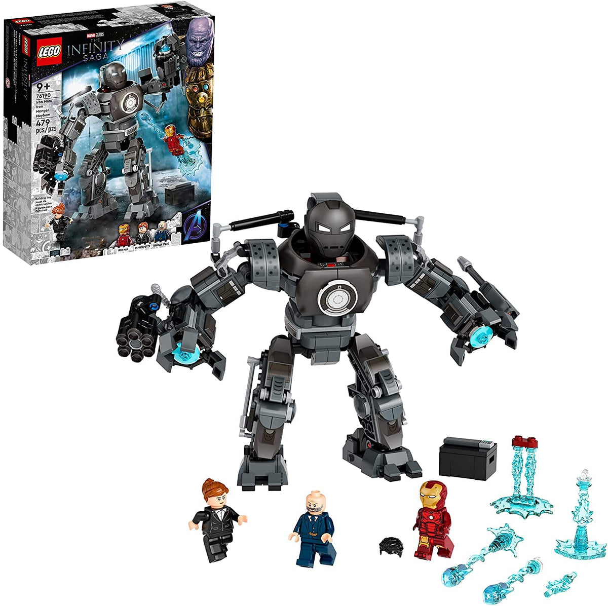 LEGO 76190 Iron Man: Iron Monger Mayhem – Like New | Grade A