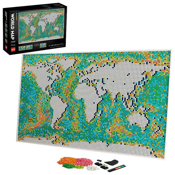LEGO 31203 World Map – Imperfect Box | Grade A