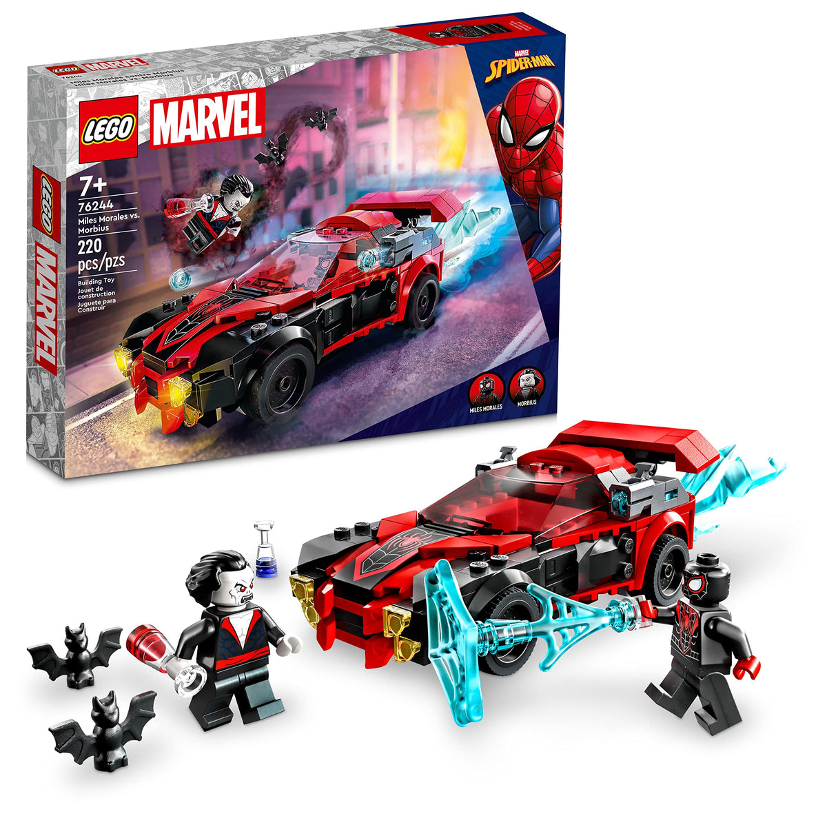 LEGO 76244 Miles Morales vs. Morbius – Like New | Grade A