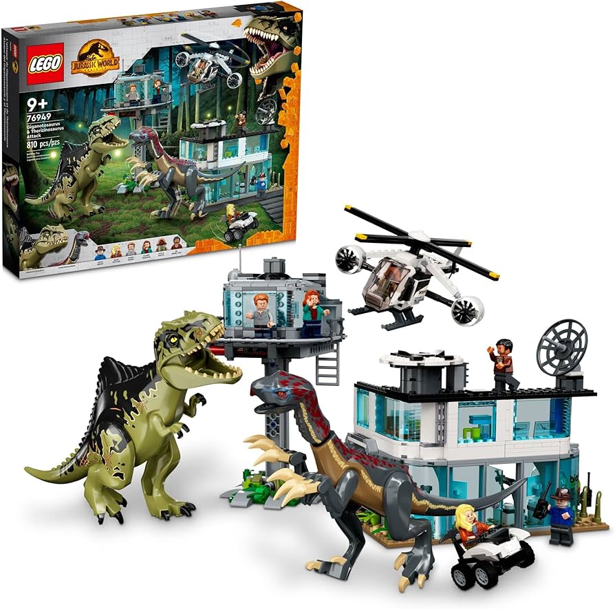 LEGO 76949 Giganotosaurus & Therizinosaurus Attack – Used | Grade A