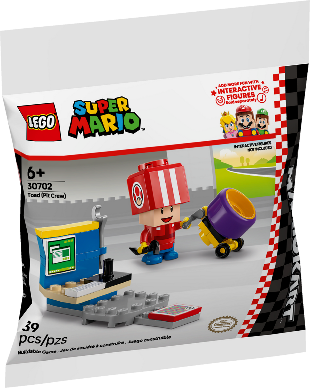 LEGO 30702 Toad (Pit Crew) – Like New | Grade A