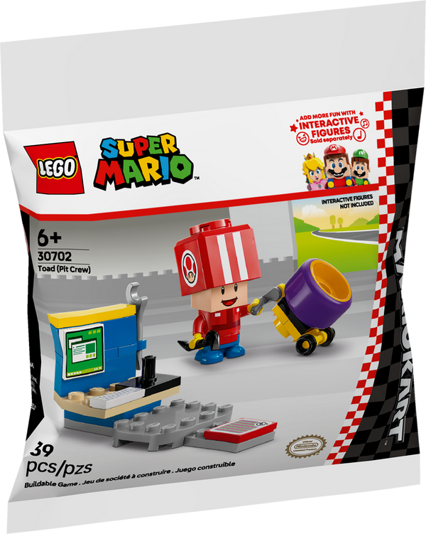 LEGO 30702 Toad (Pit Crew) – Like New | Grade A