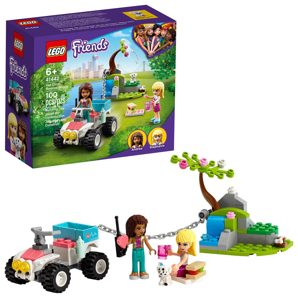 LEGO 41442 Vet Clinic Rescue Buggy – Like New | Grade A