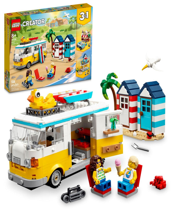 LEGO 31138 Beach Camper Van – Imperfect Box | Grade A