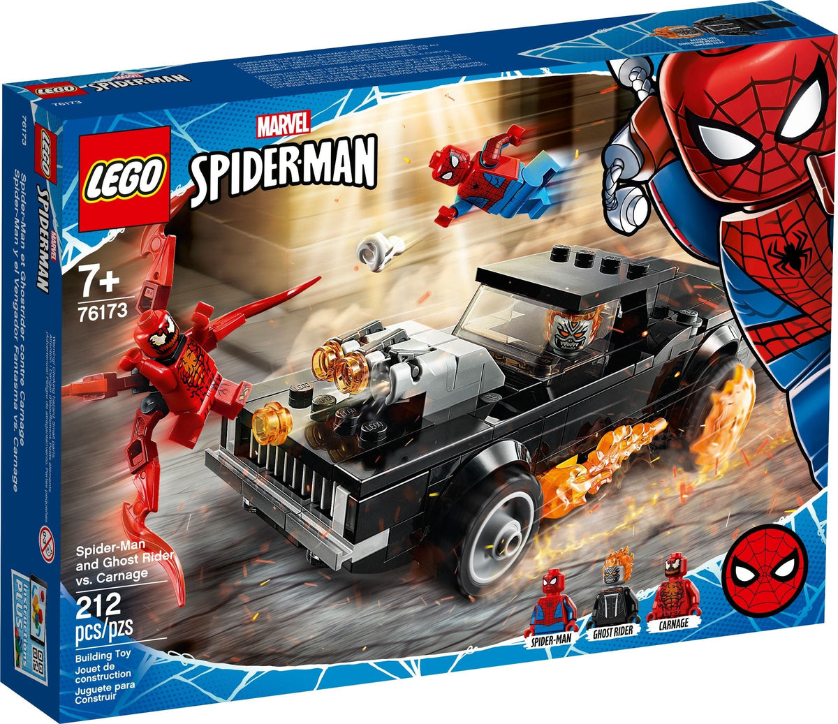 LEGO 76173 Spider-Man and Ghost Rider vs. Carnage – Imperfect Box | Grade A
