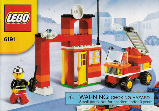 LEGO 6191 Fire Fighter Building Set – Like New | Grade A
