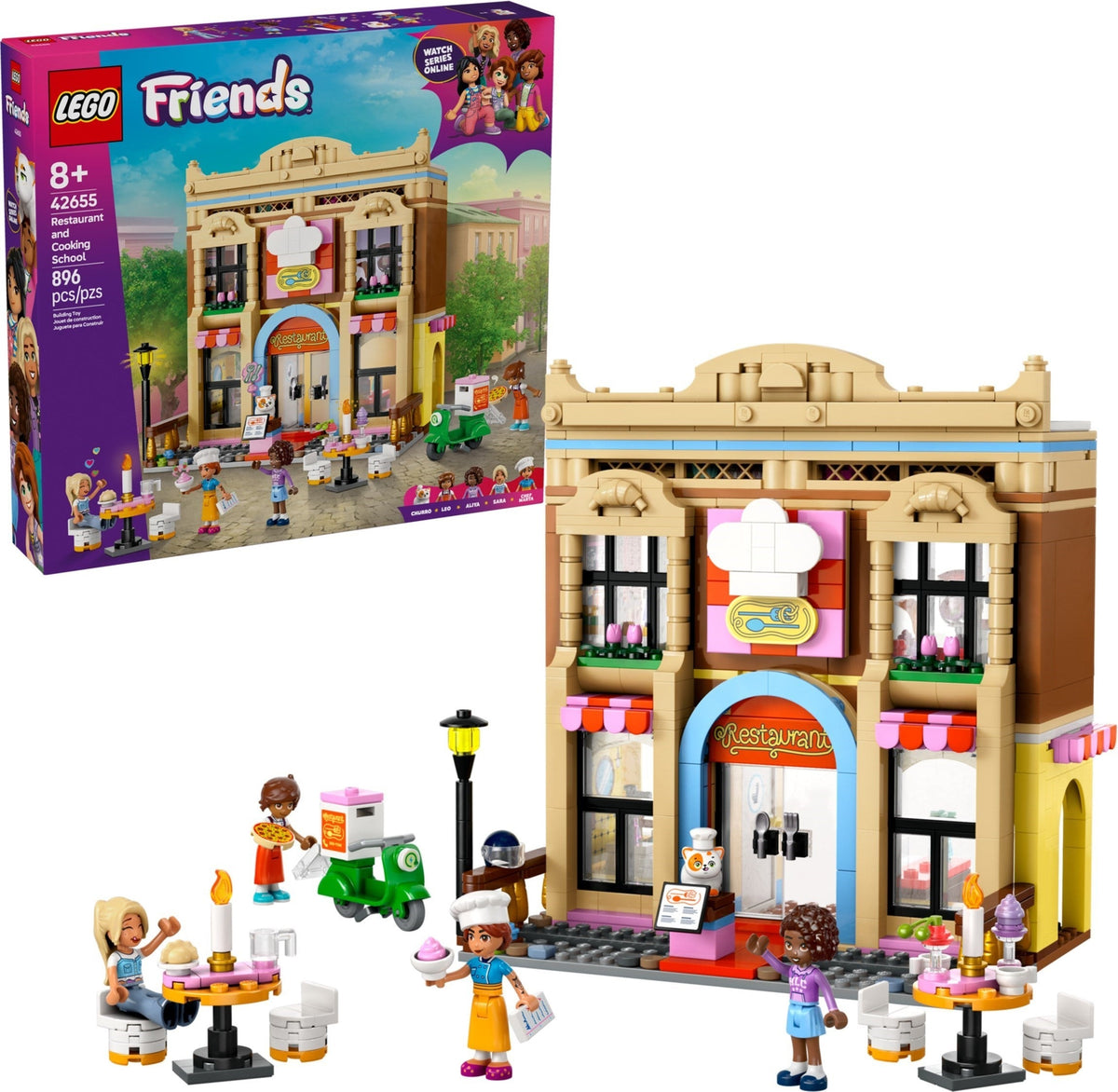 LEGO 42655 Restaurant and Cooking School – Like New | Grade A