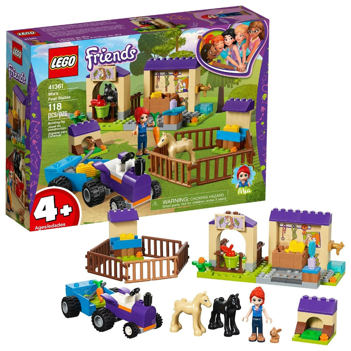 LEGO 41361 Mia's Foal Stable – Imperfect Box | Grade A