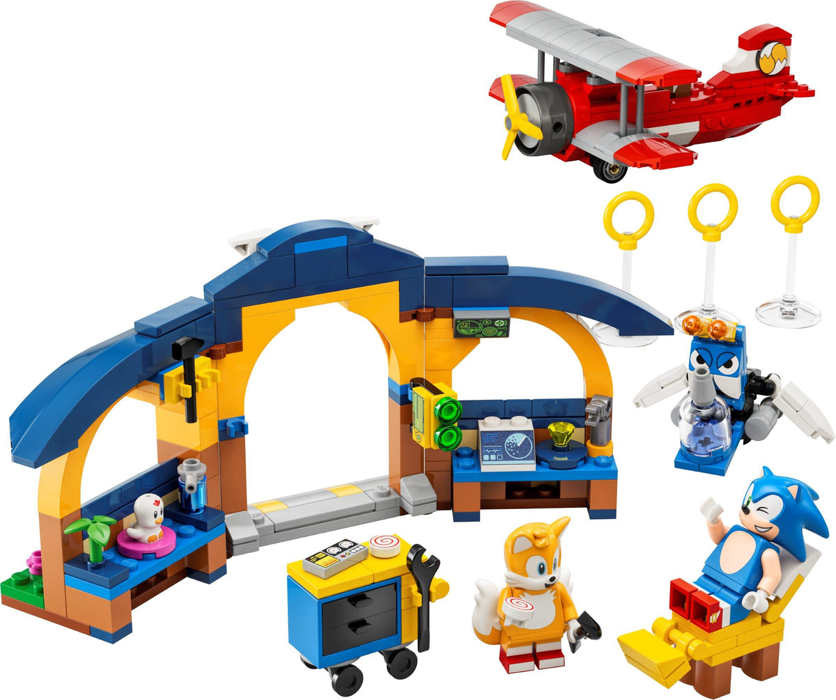 LEGO 76991 Tails' Workshop and Tornado Plane – Like New | Grade A