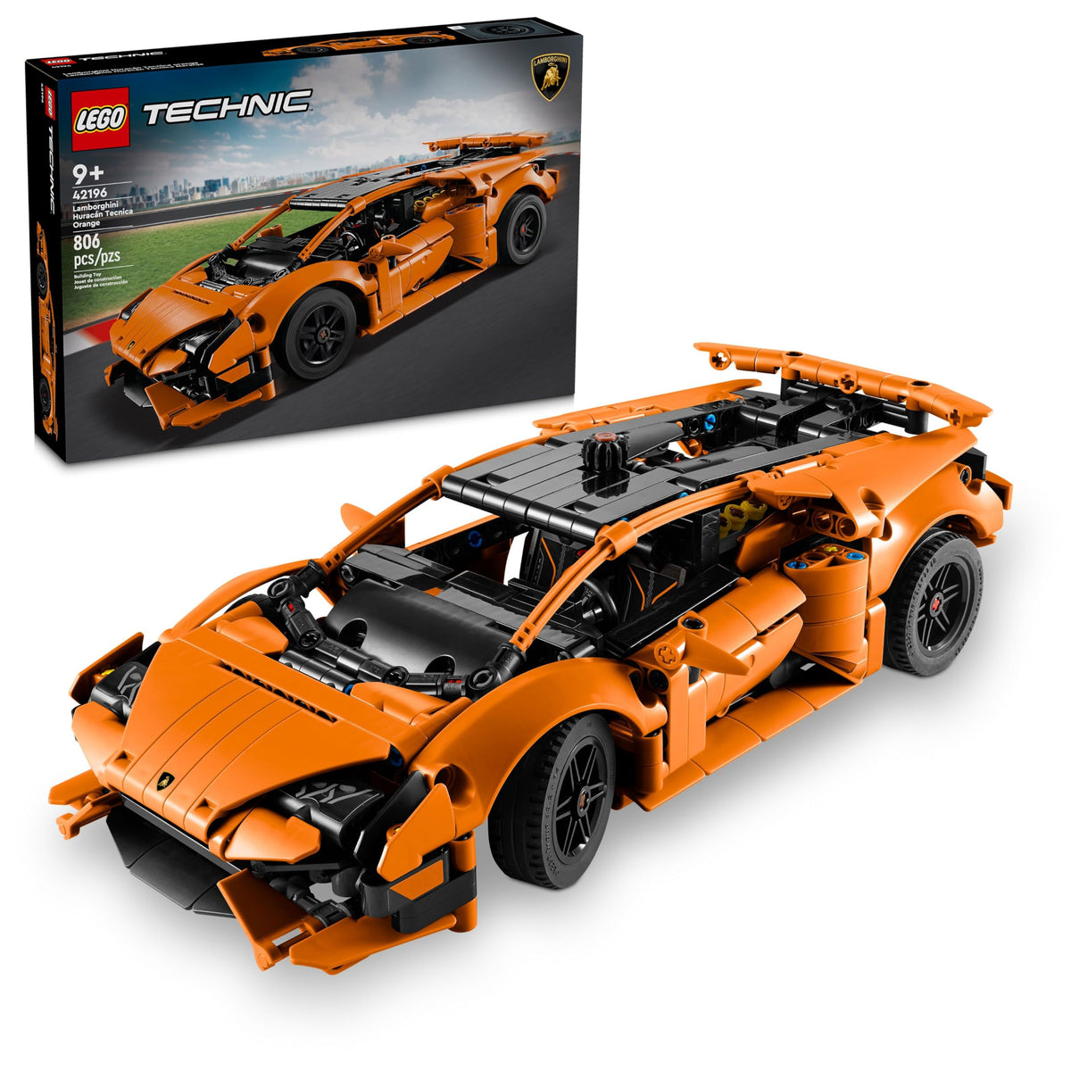 LEGO 42196 Lamborghini Huracán Tecnica Orange – Like New | Grade A