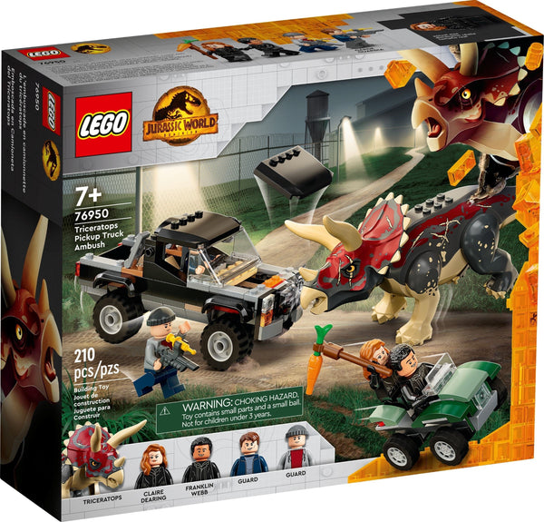 LEGO 76950 Triceratops Pickup Truck Ambush – Used | Grade A