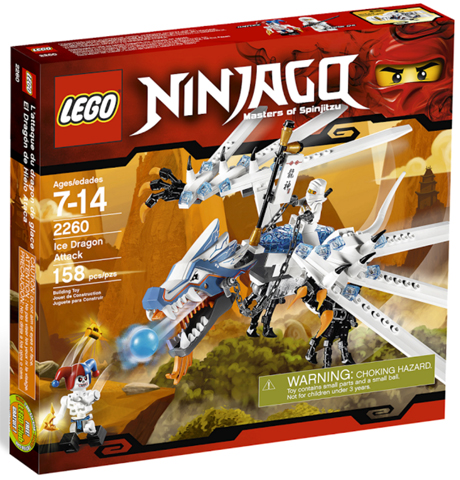 LEGO 2260 Ice Dragon Attack – Like New | Grade A