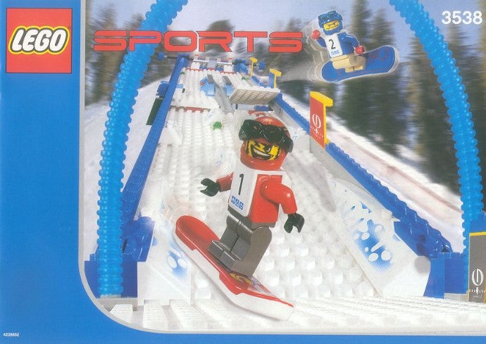 LEGO 3538 Snowboard Boarder Cross Race – Used | Grade A
