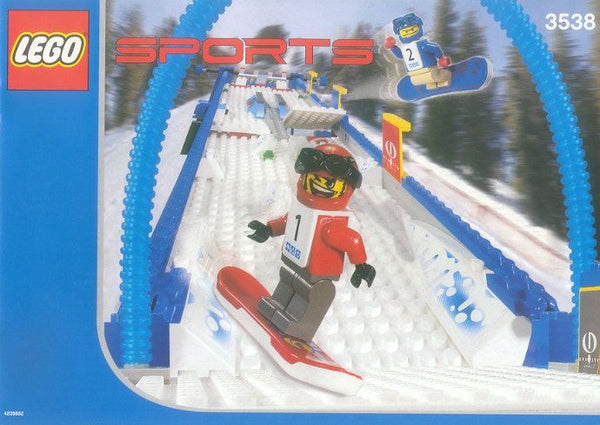 LEGO 3538 Snowboard Boarder Cross Race – Used | Grade A