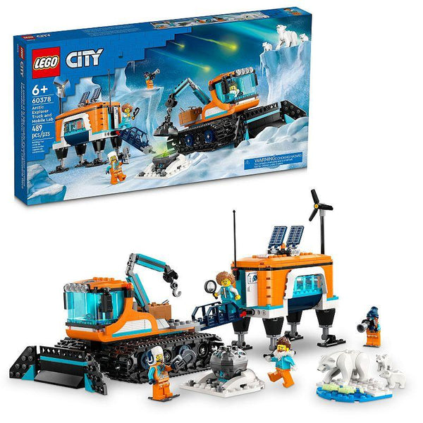 LEGO 60378 Le camion d'exploration arctique et son labo mobile – Comme neuf | Grade A