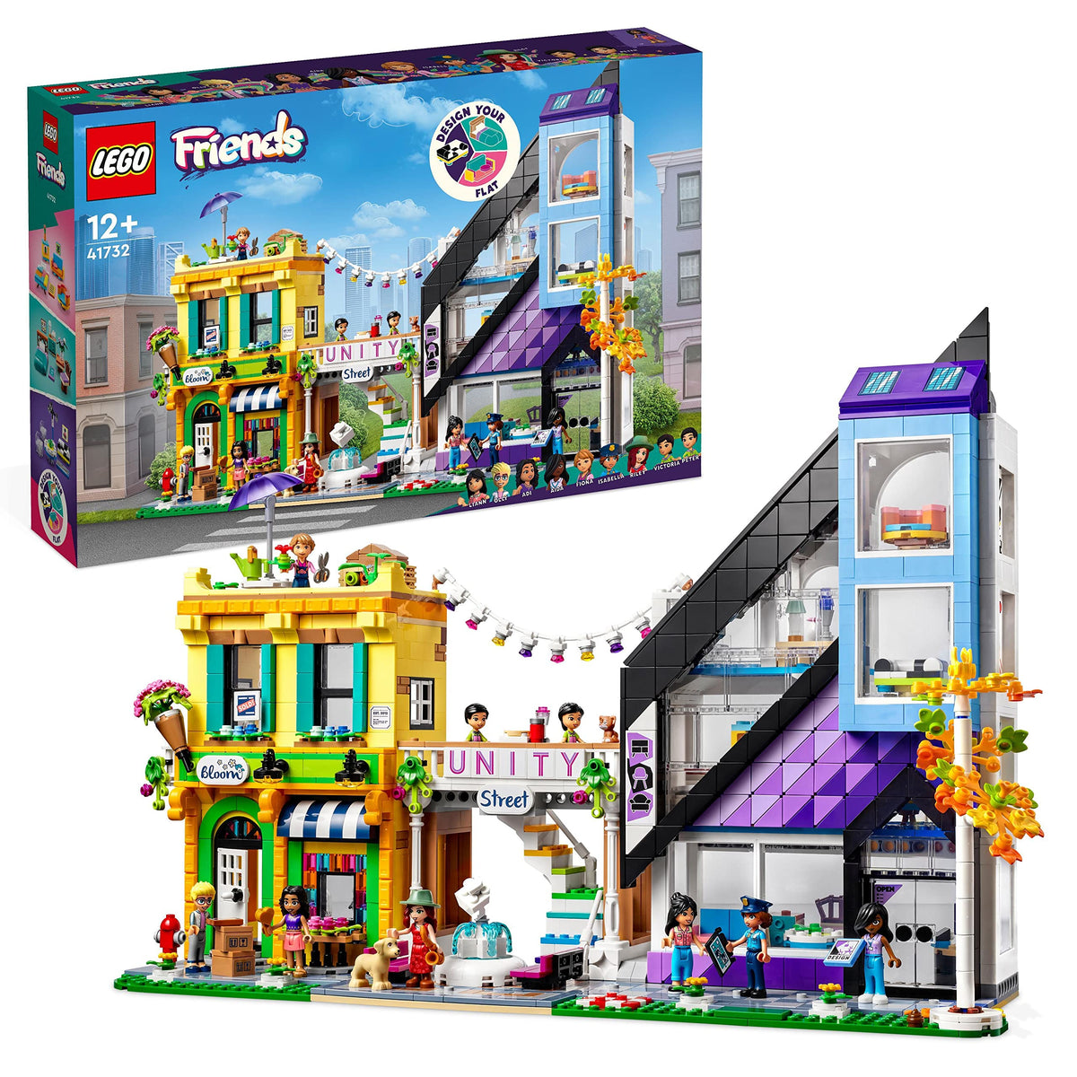 LEGO 41732 Downtown Flower and Design Stores – Like New | Grade A