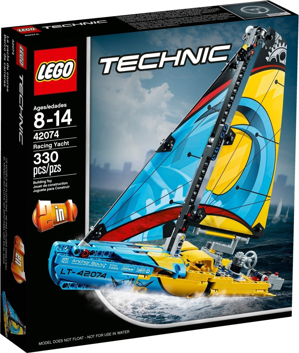 LEGO 42074 Le yacht de course – Comme neuf | Grade A